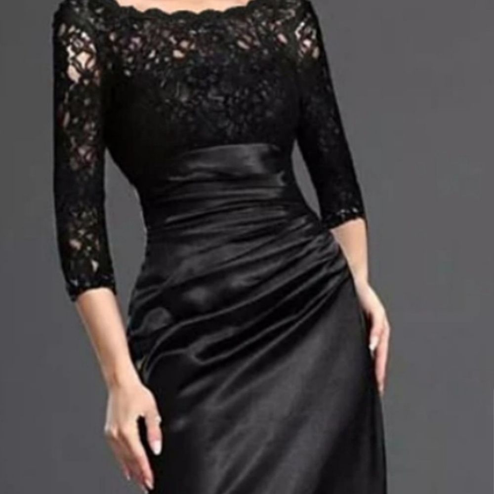 Black formal gown